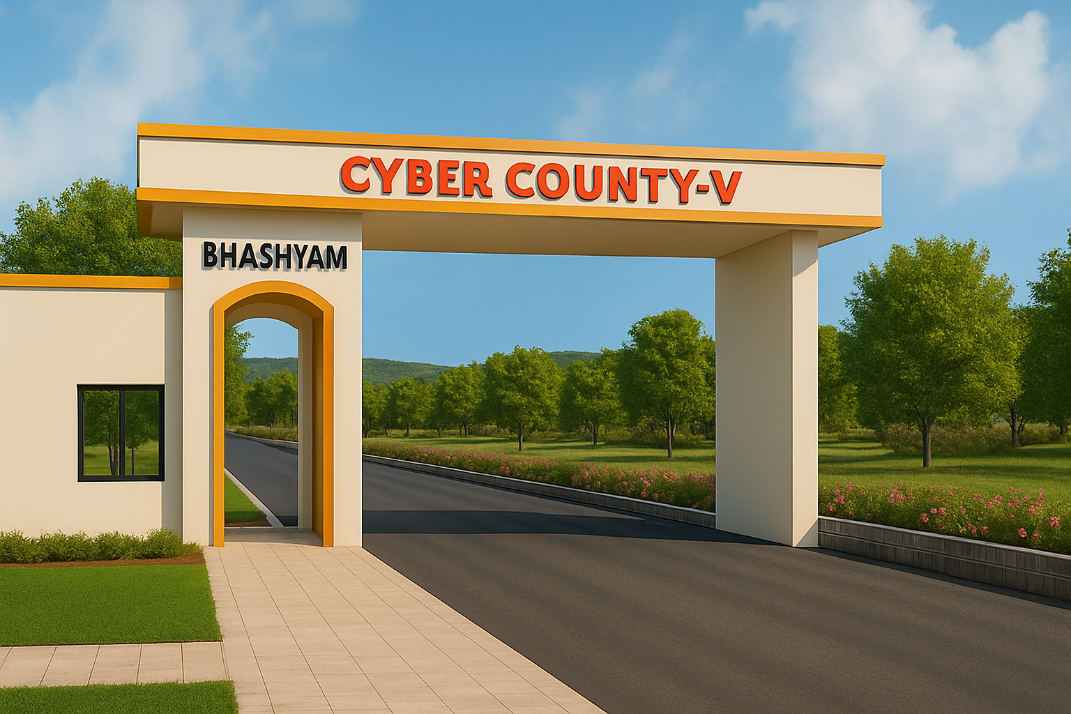 Cyber County-V HMDA Plots in Adibatla near ORR Exit 12